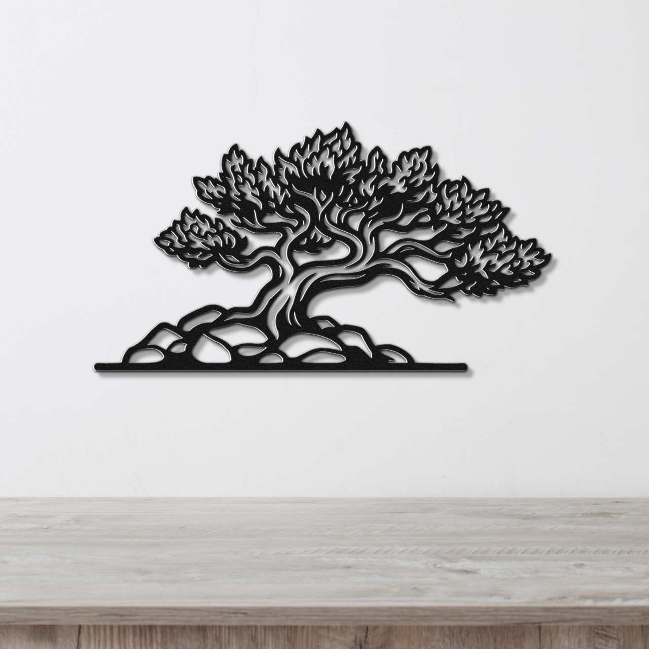 Fire Juniper Tree Metal Wall Art