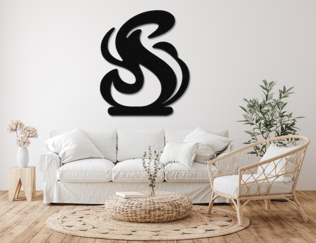 Abstract Fire Metal Wall Art