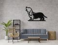 Basset Hound Metal Wall Art