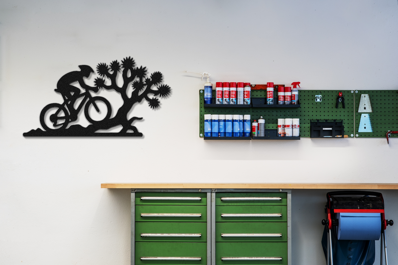 Joshua Tree Cycling Metal Wall Art