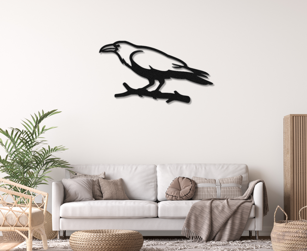 Raven Metal Wall Art