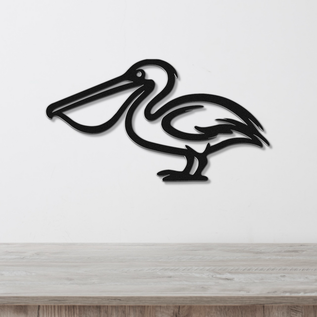 Pelican Metal Wall Art