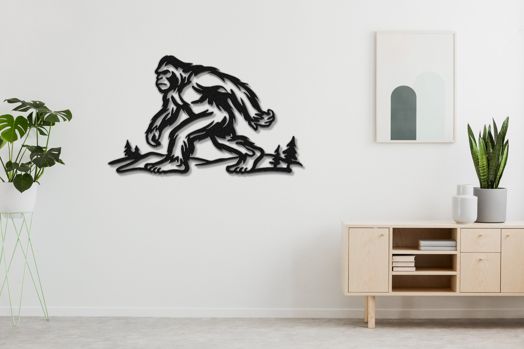 Bigfoot Metal Wall Art