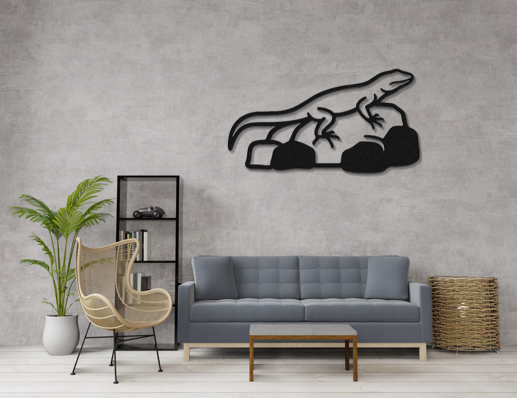 Lizard Metal Wall Art