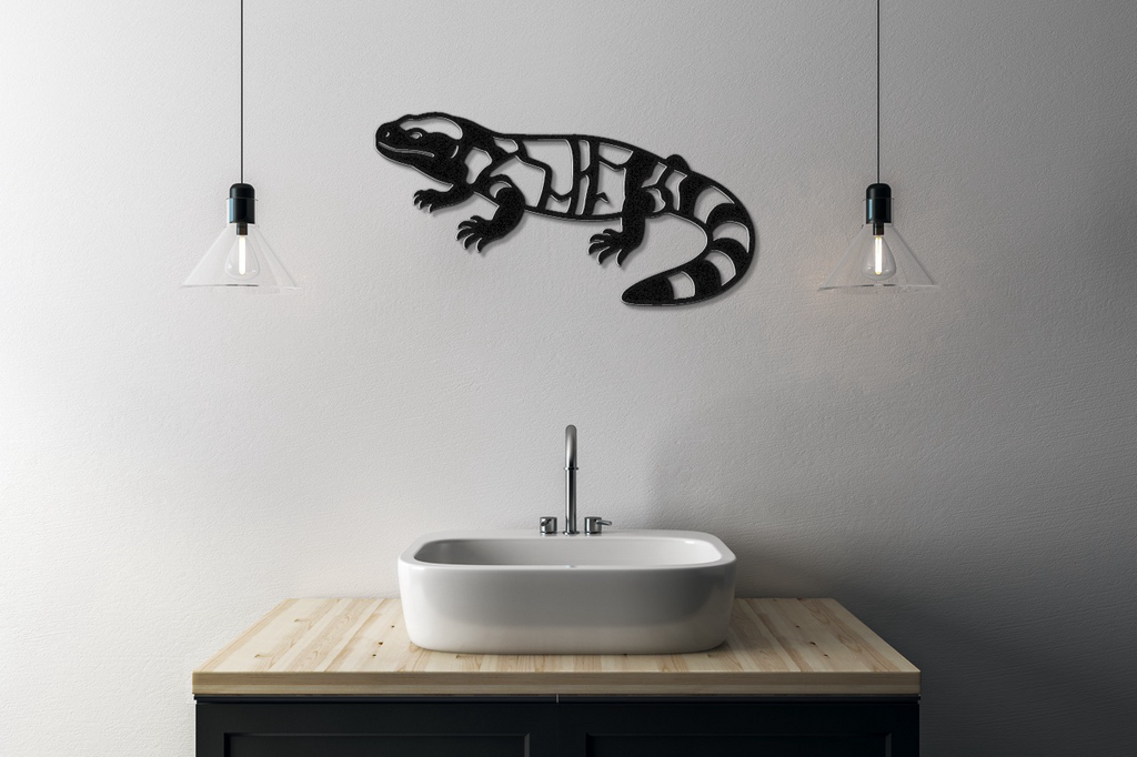 Gila Monster Metal Wall Art