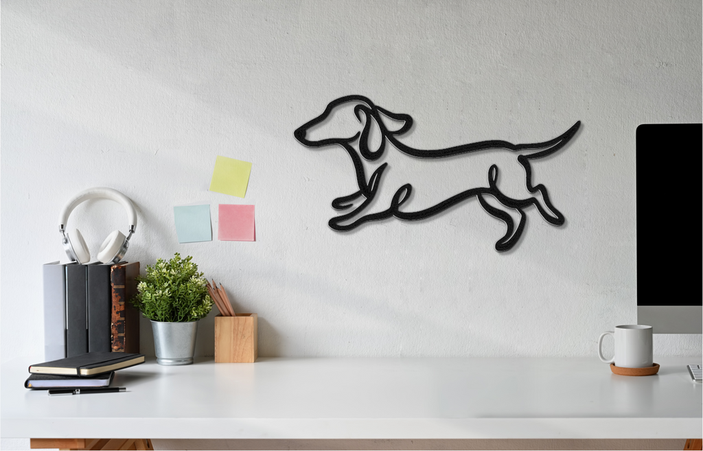 Dachshund Metal Wall Art