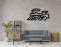 Train Metal Wall Art