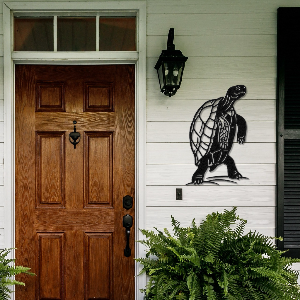 Tortoise Metal Wall Art