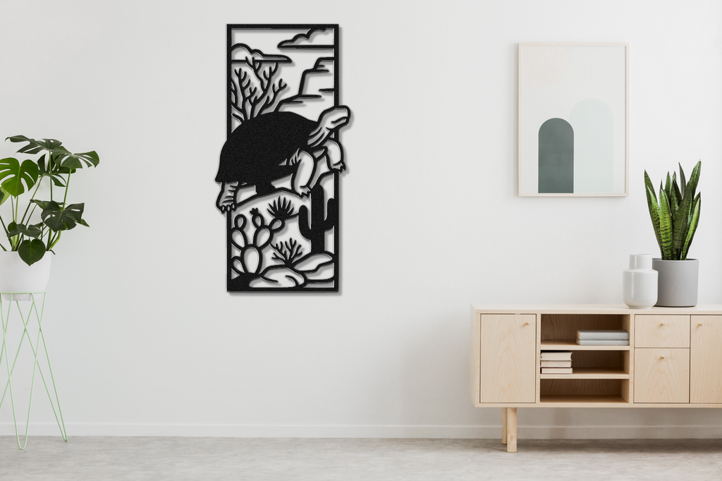 Desert Tortoise Metal Wall Art