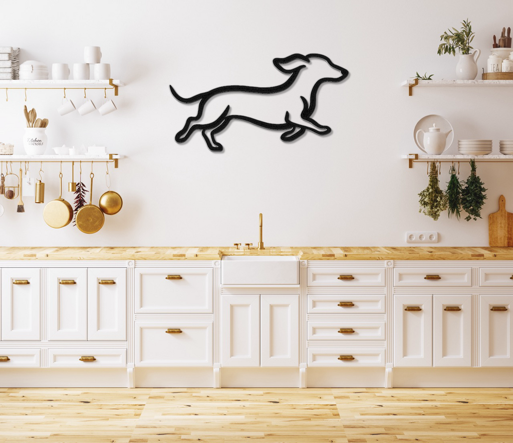Dachshund Metal Wall Art