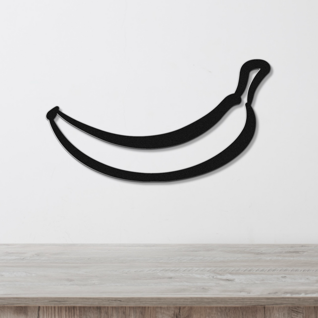Banana Metal Wall Art