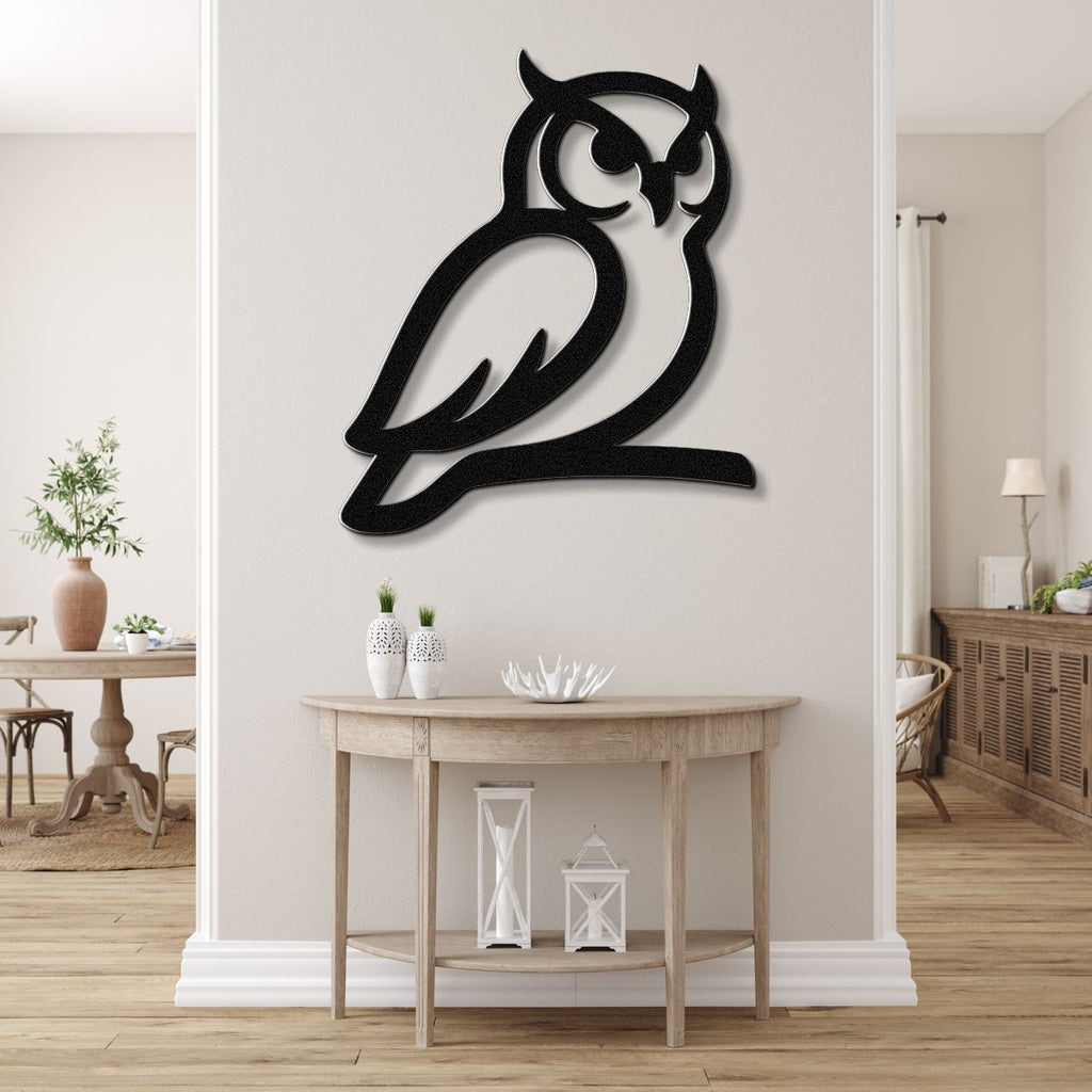 Owl Metal Wall Art