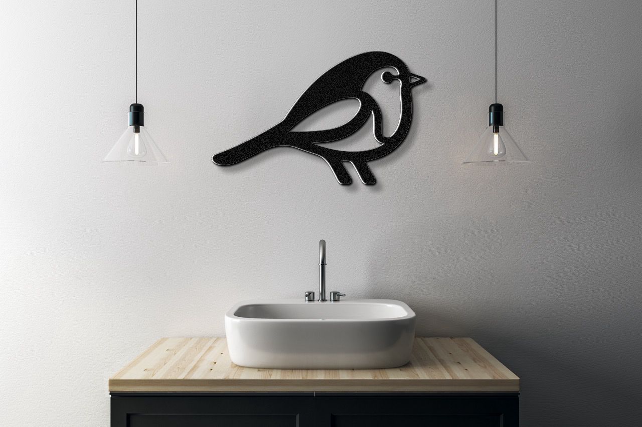 Robin Metal Wall Art