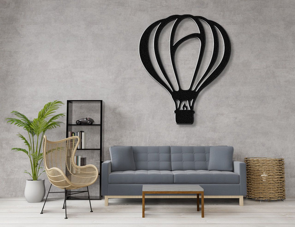 Hot Air Balloon Metal Wall Art