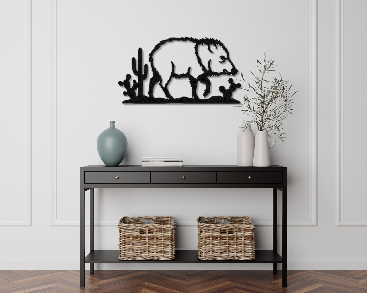 Javelina Metal Wall Art