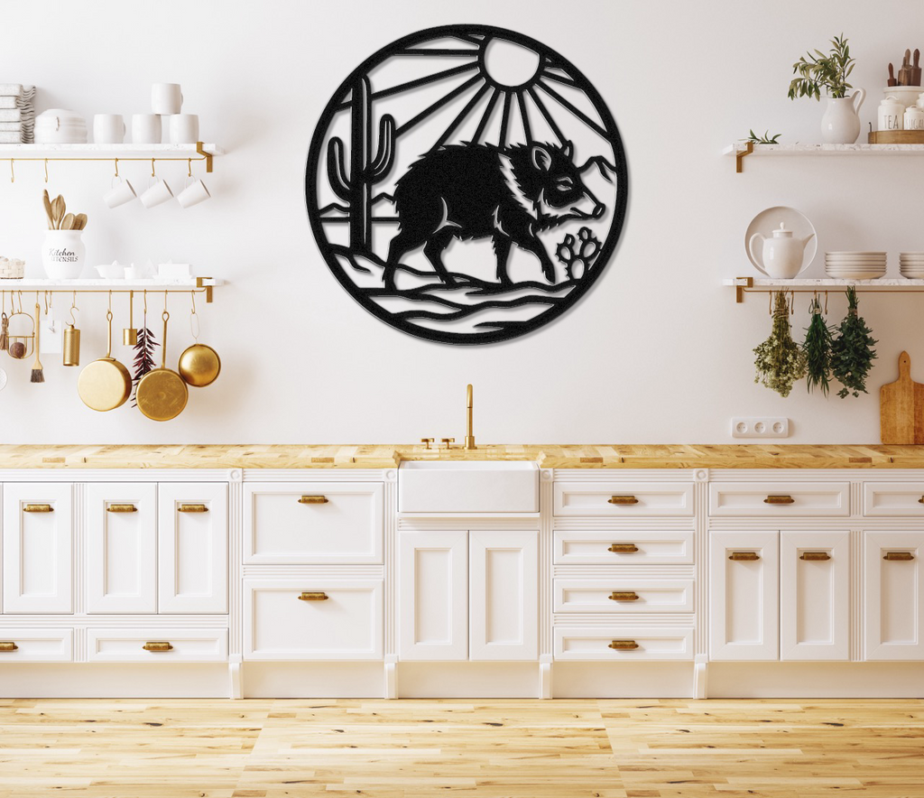Javelina Metal Wall Art
