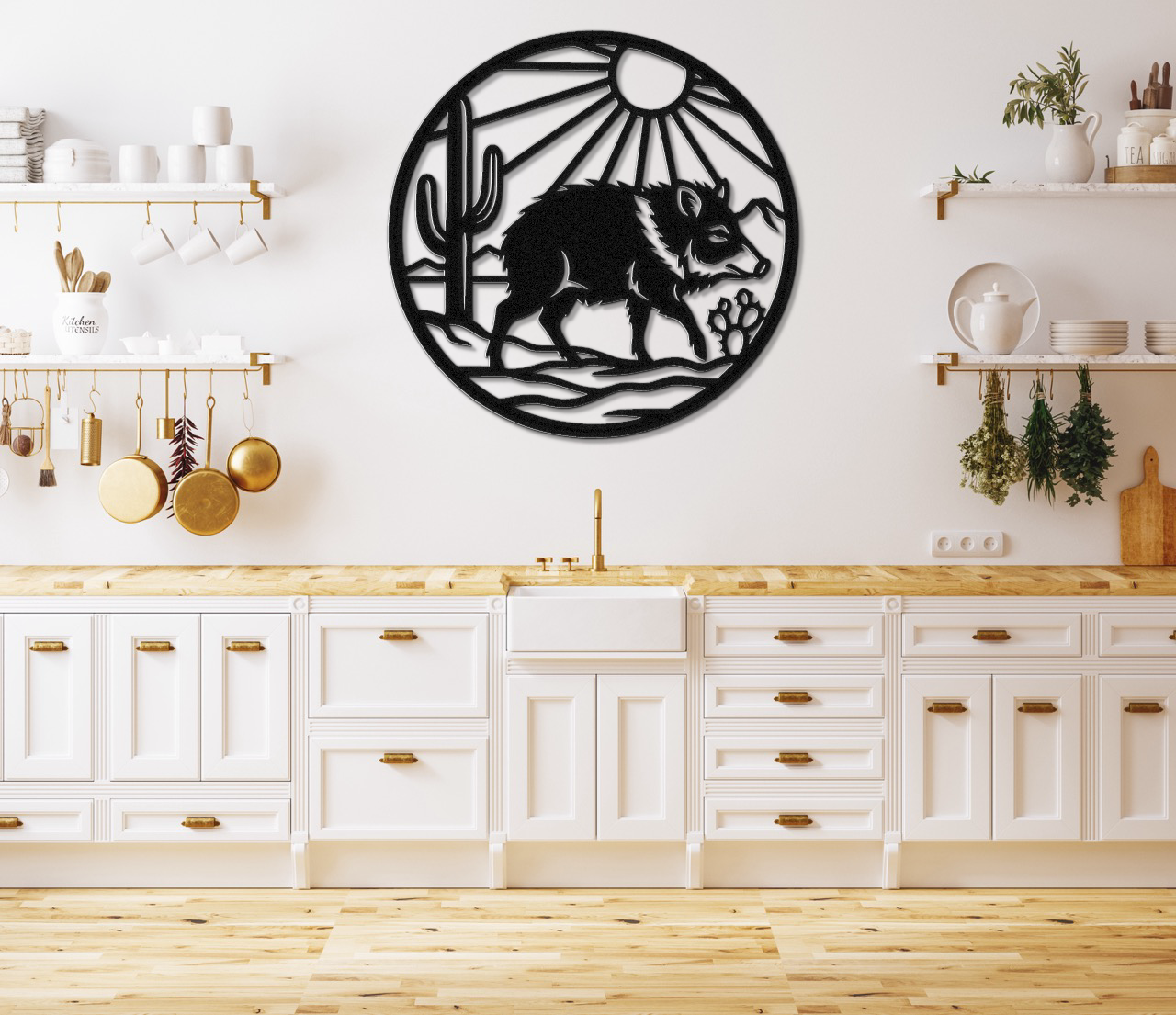 Javelina Metal Wall Art