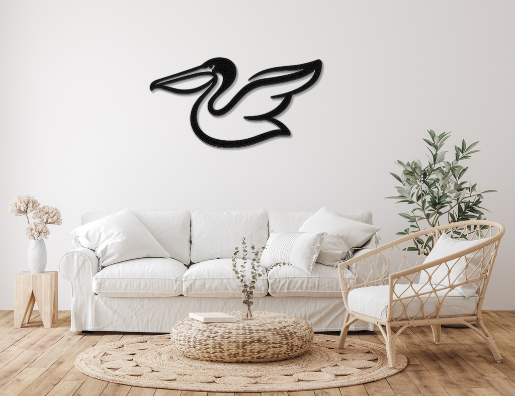 Pelican Metal Wall Art