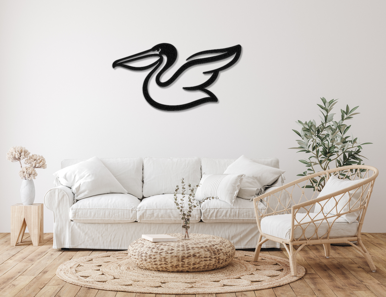 Pelican Metal Wall Art