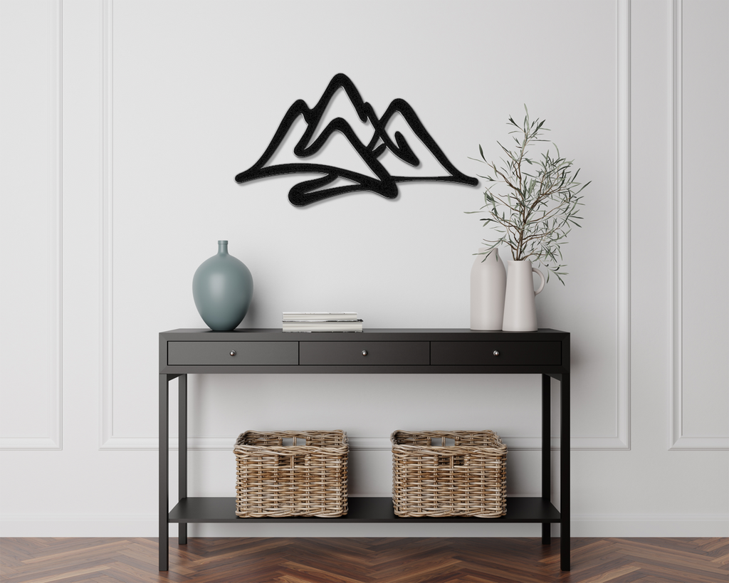 Mountains Metal Wall Art