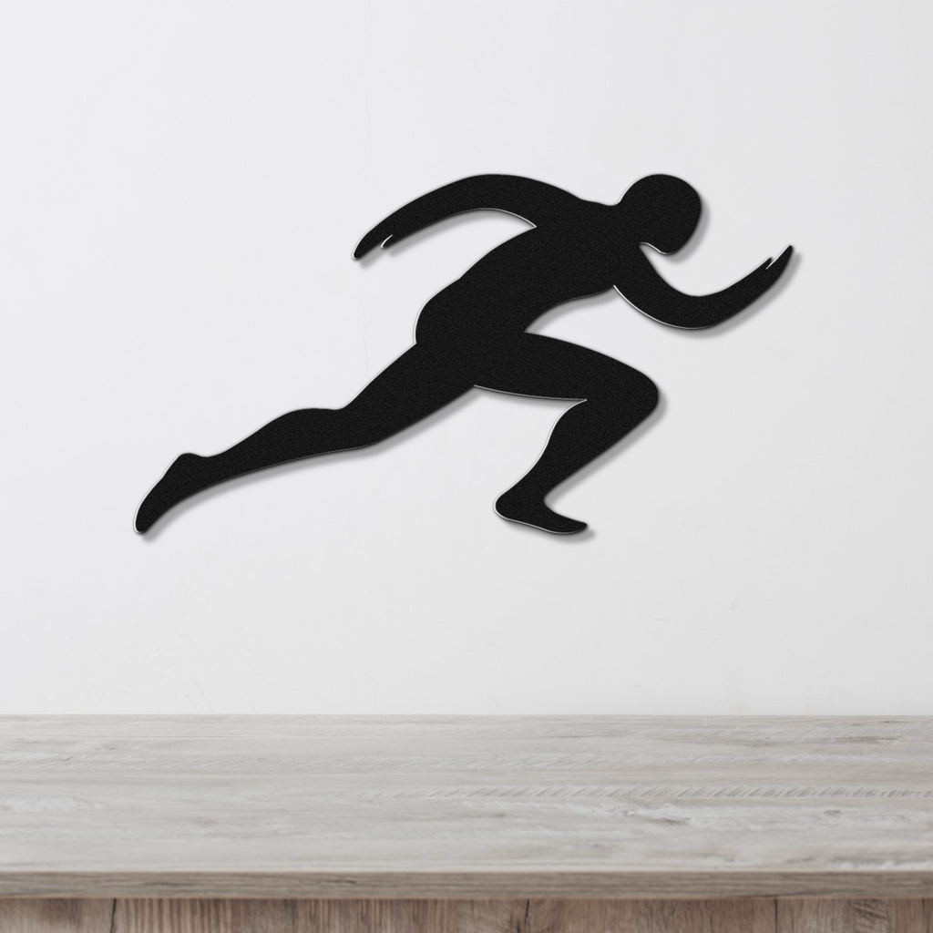 Runner Metal Wall Art
