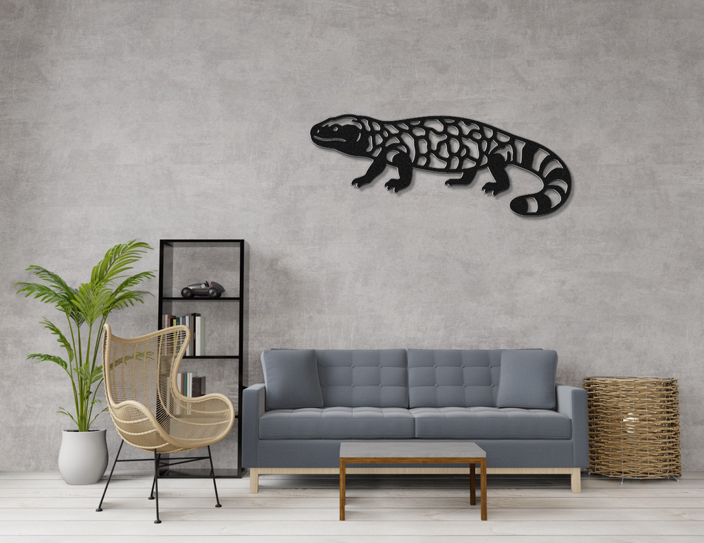 Gila Monster Metal Wall Art