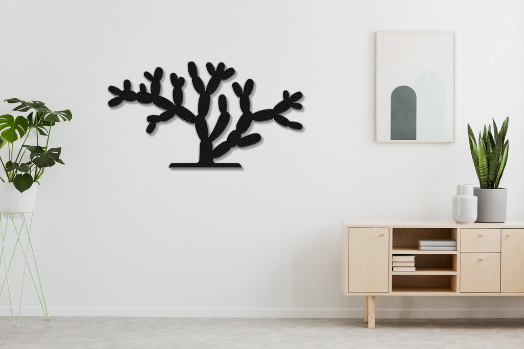 Cholla Cactus Metal Wall Art