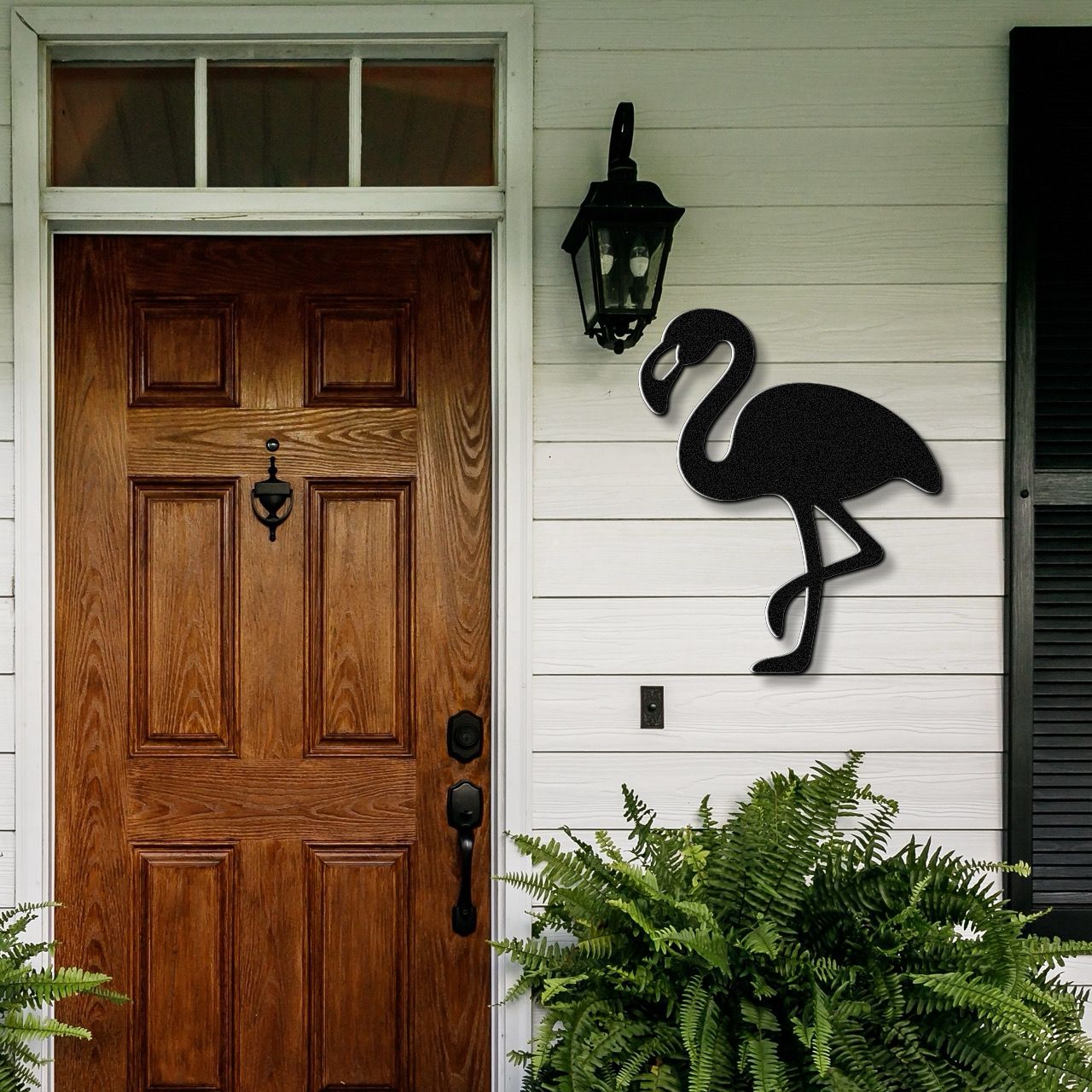 Flamingo Metal Wall Art