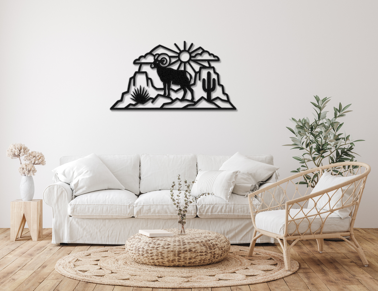 Arizona Bighorn Sheep Metal Wall Art