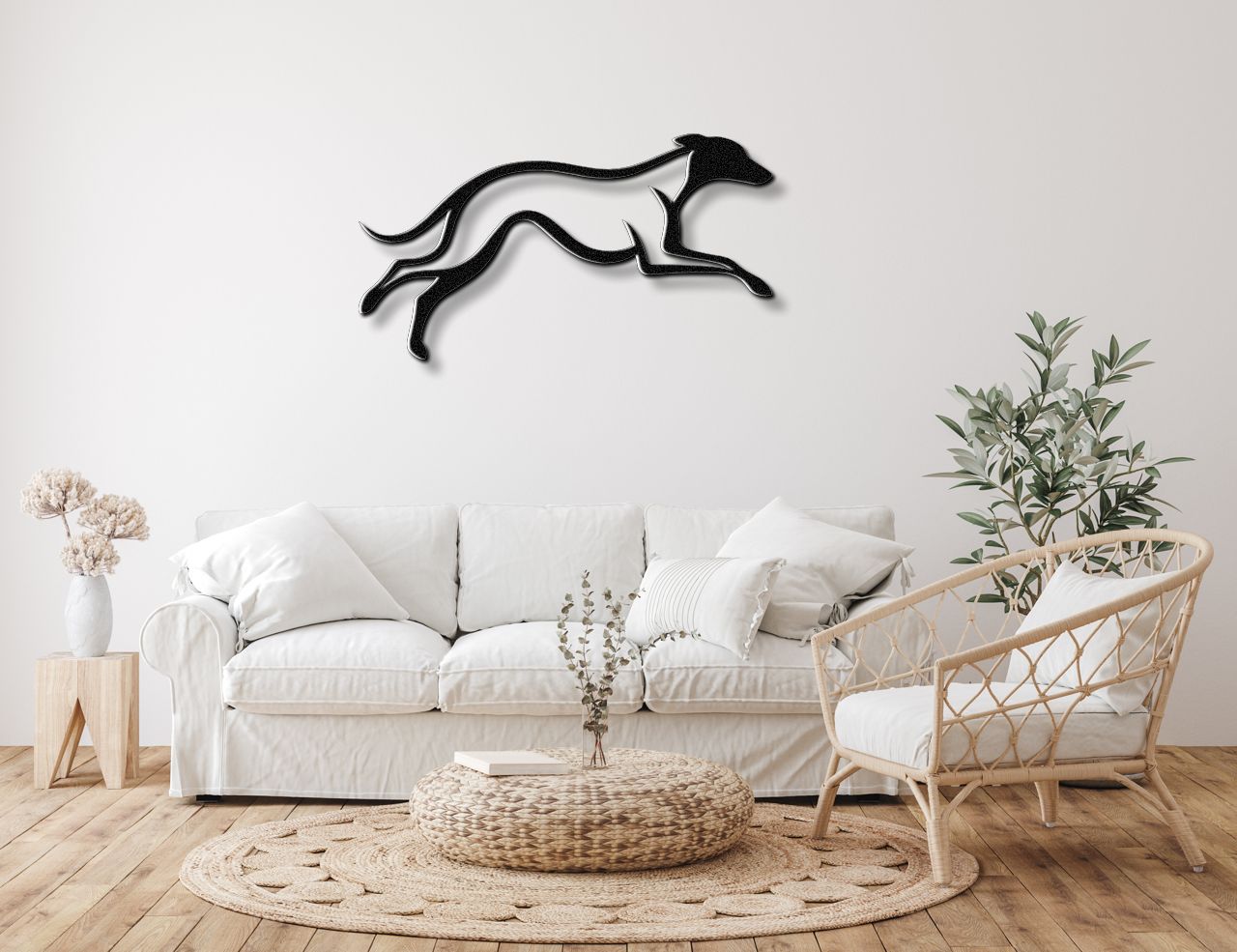 Greyhound Metal Wall Art