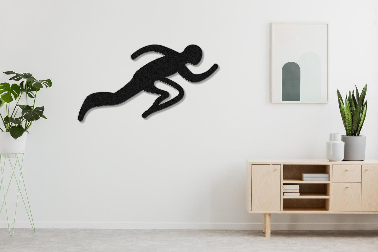 Runner Metal Wall Art