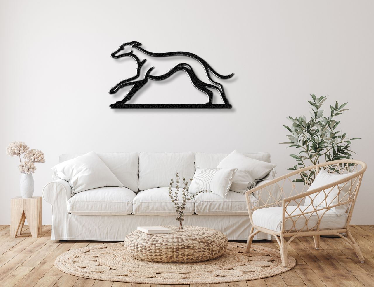 Greyhound Metal Wall Art