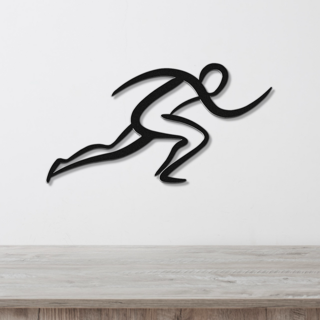 Runner Metal Wall Art