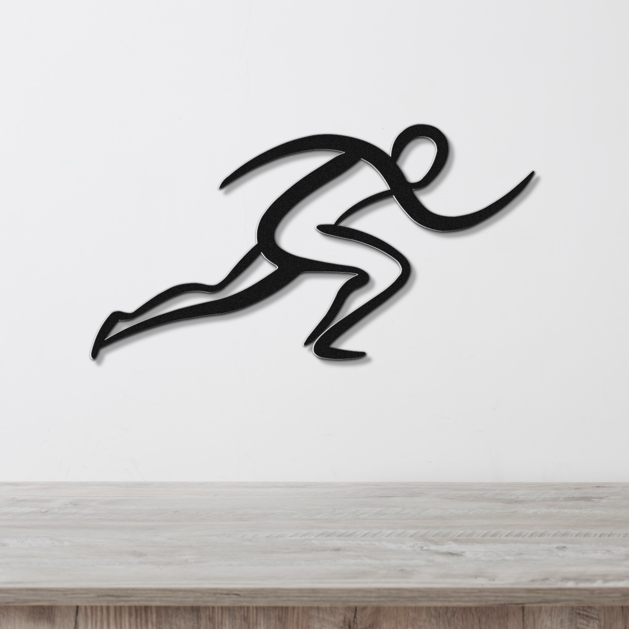 Runner Metal Wall Art