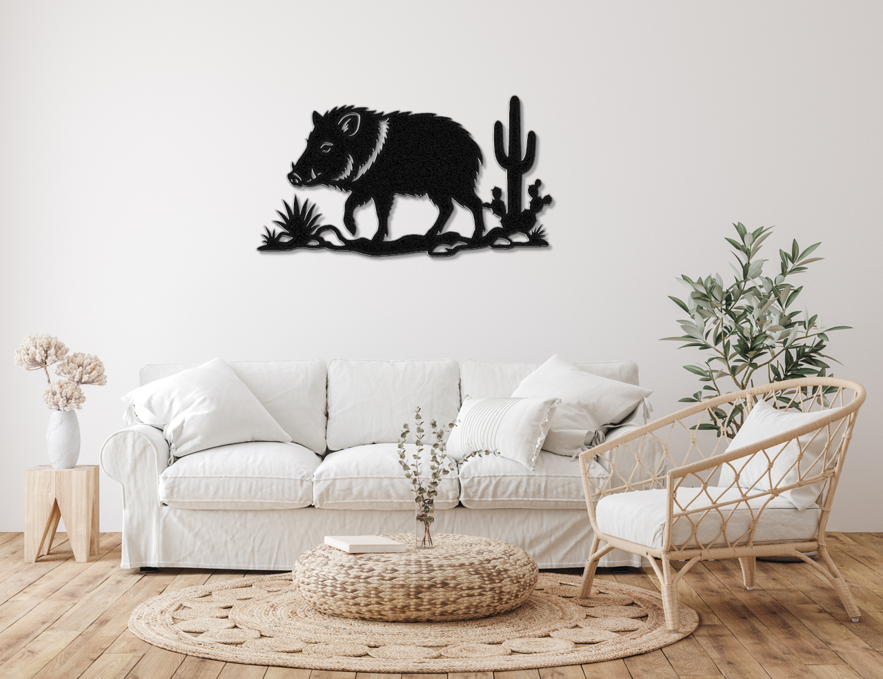 Javelina Metal Wall Art
