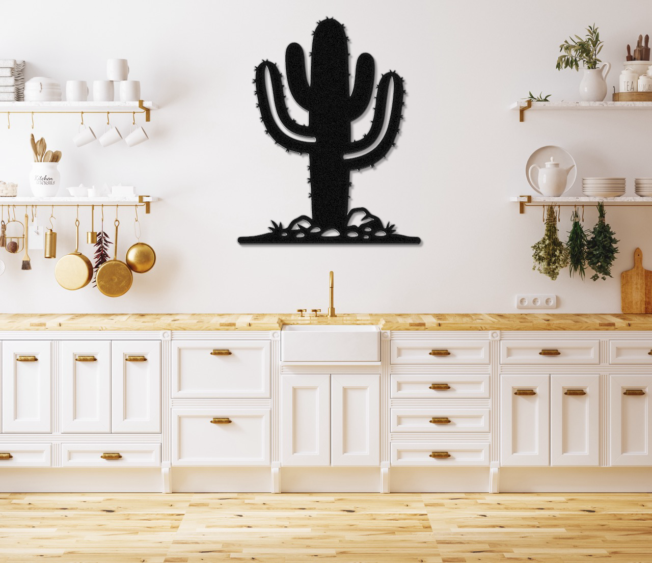 Saguaro Cactus Metal Wall Art