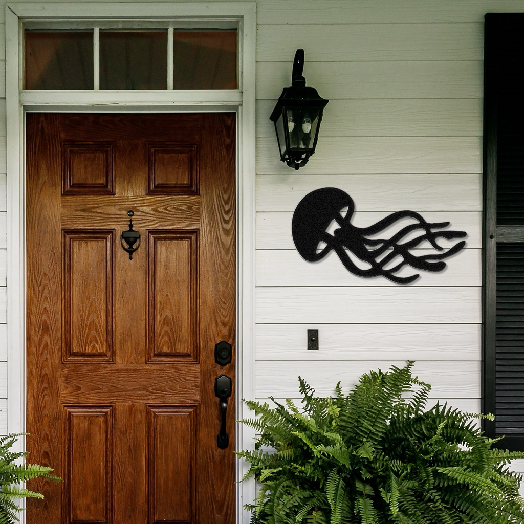 Jellyfish Metal Wall Art