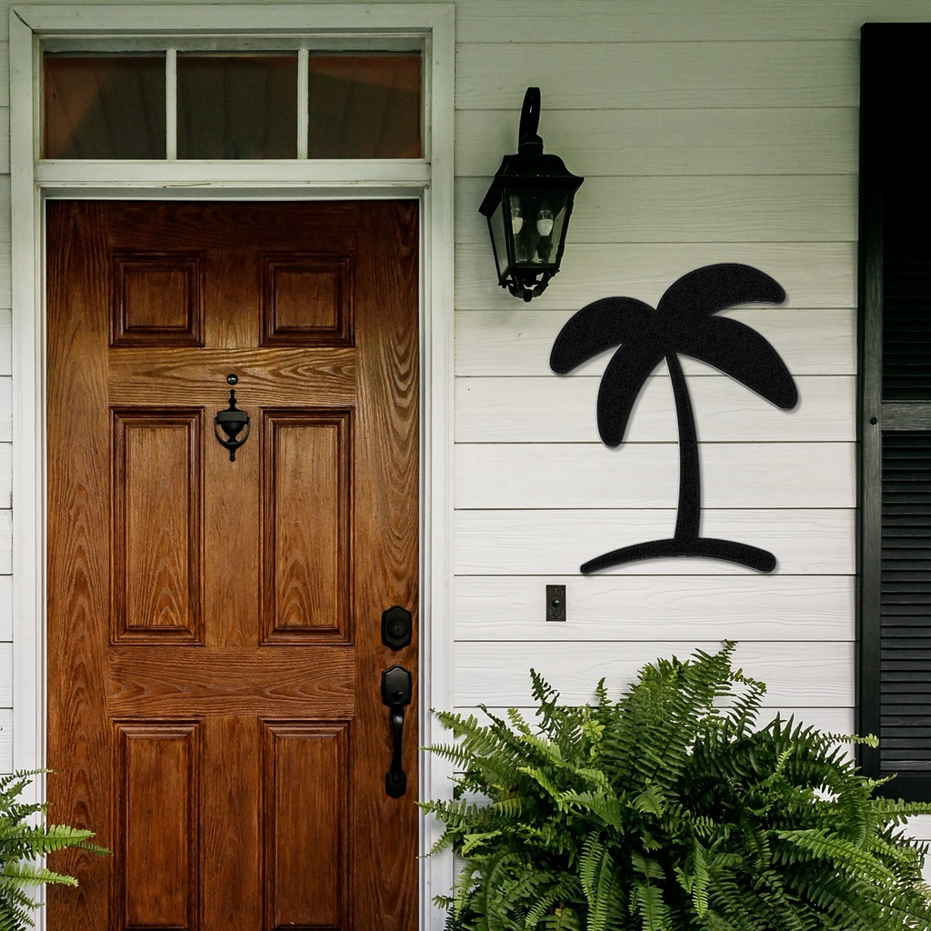 Palm Tree Metal Wall Art