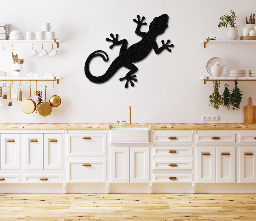 Lizard Metal Wall Art