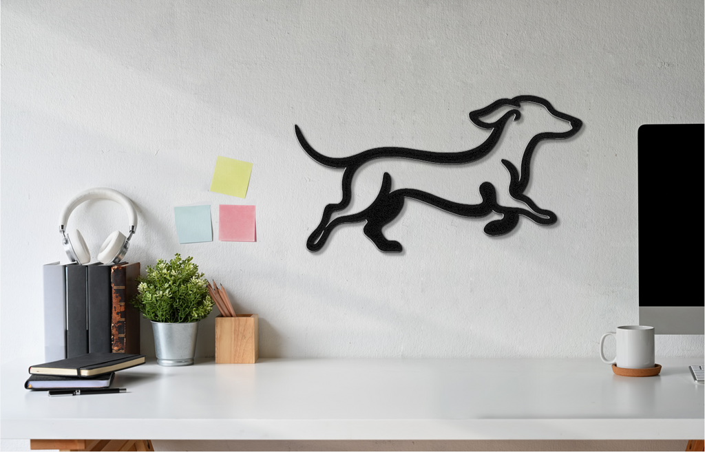 Dachshund Metal Wall Art