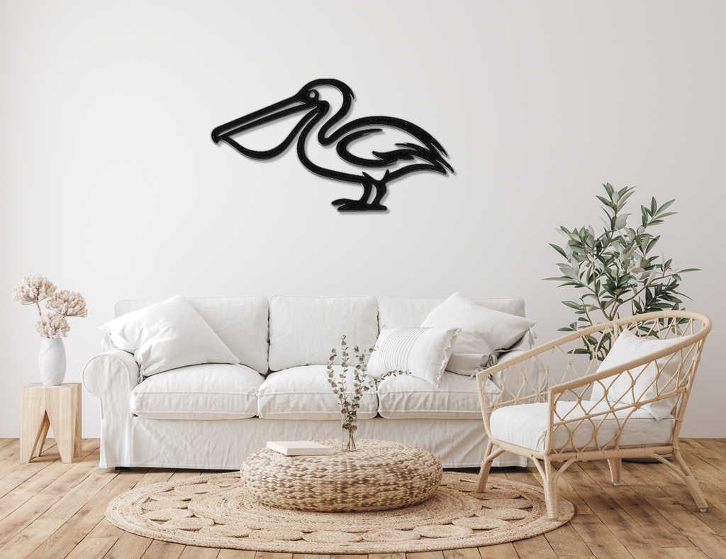 Pelican Metal Wall Art