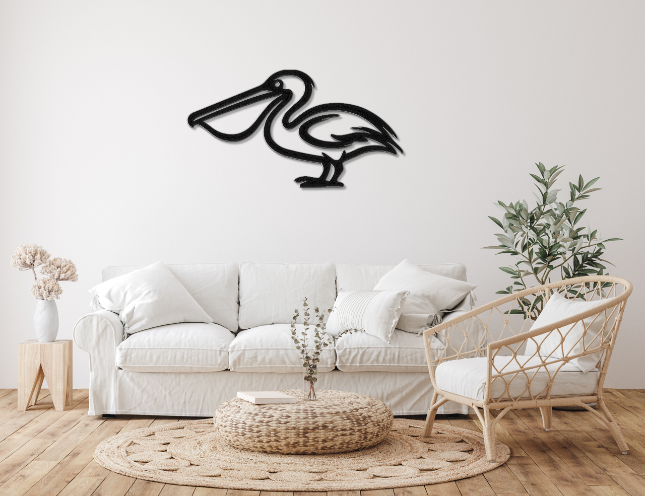 Pelican Metal Wall Art