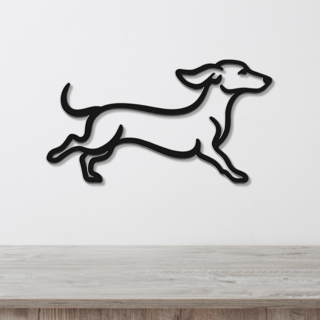 Dachshund Metal Wall Art