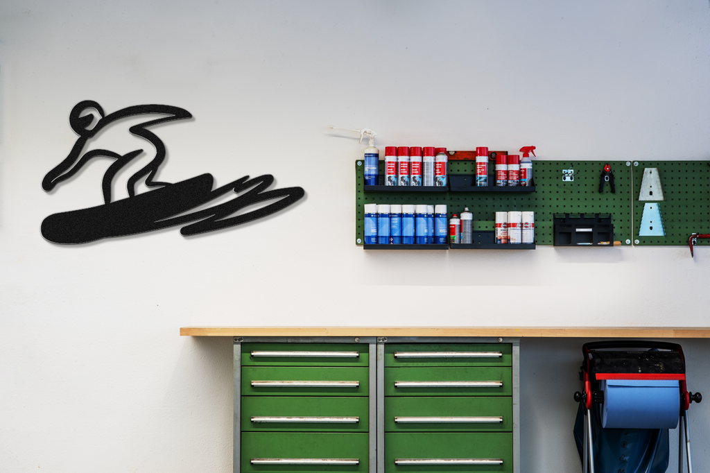 Snowboarding Metal Wall Art