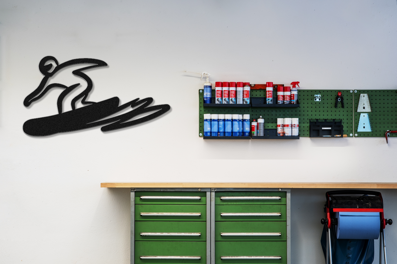 Snowboarding Metal Wall Art