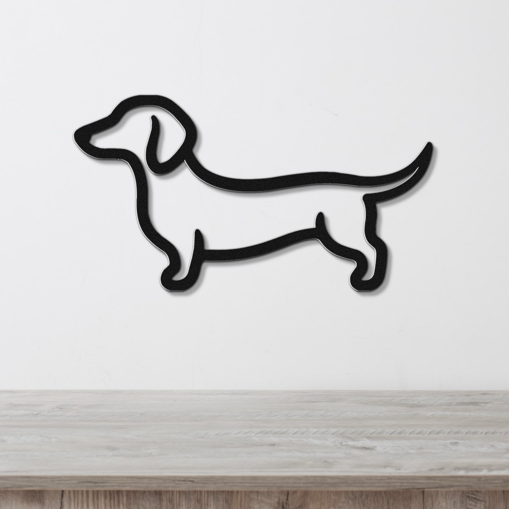 Dachshund Metal Wall Art