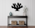 Prickly Pear Cactus Metal Wall Art