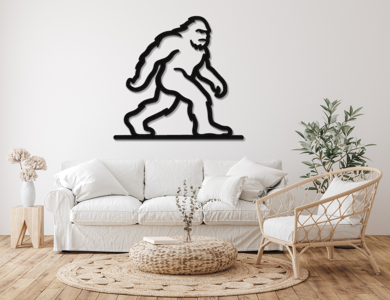 Bigfoot Metal Wall Art