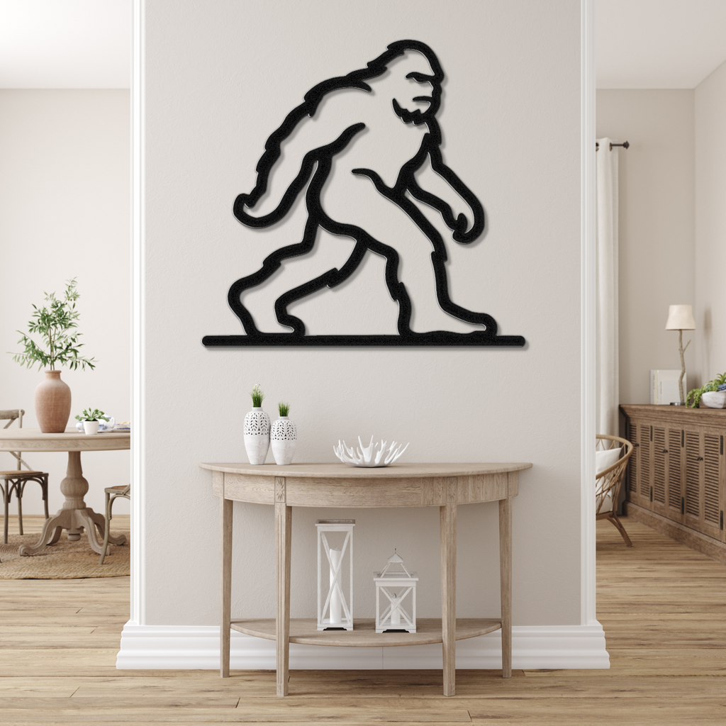 Bigfoot Metal Wall Art