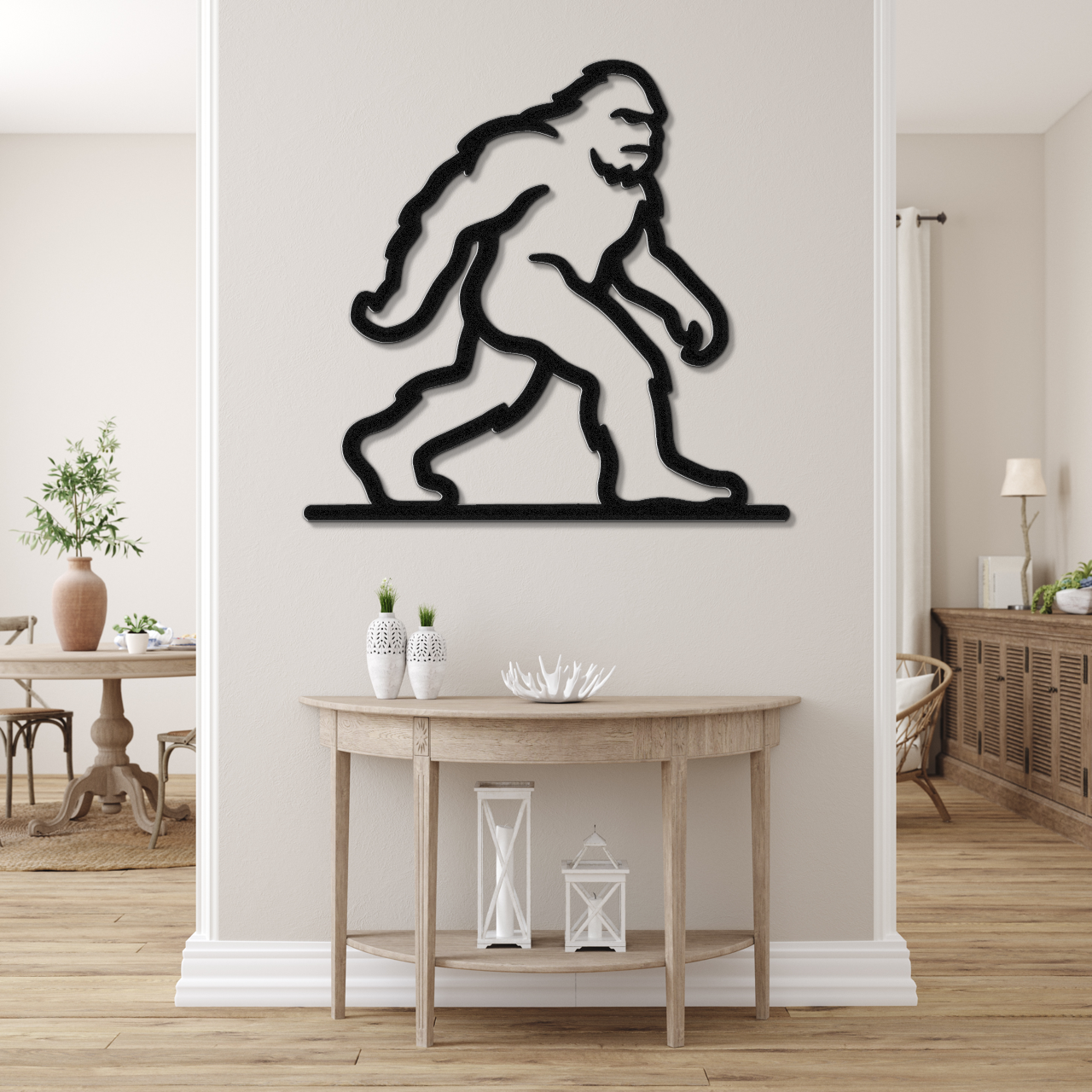 Bigfoot Metal Wall Art